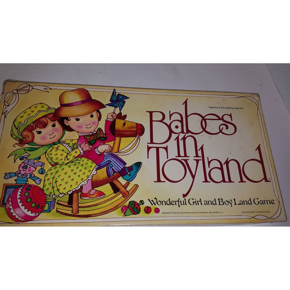 Vintage 1978 Babes in Toyland Board Game Selchow & Righter Complete - Picture 7 of 8